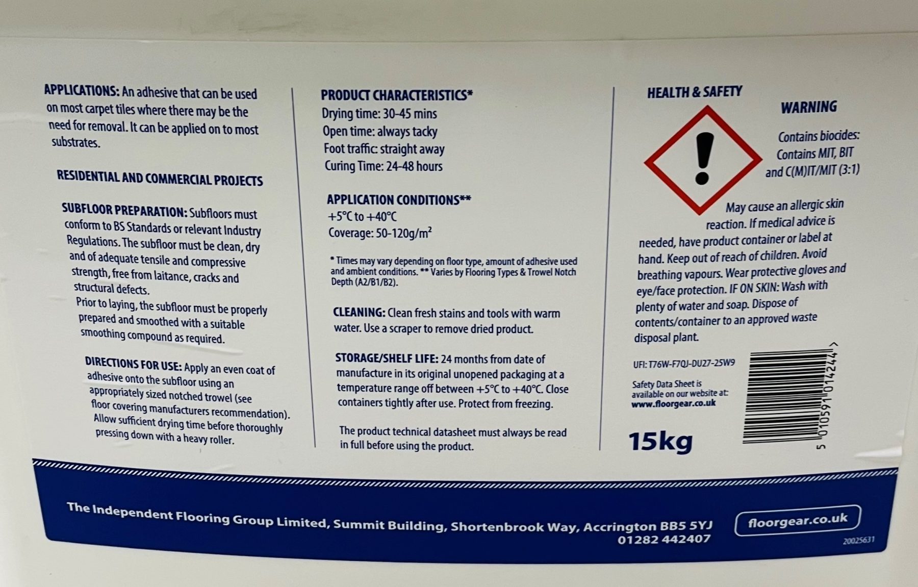 TRUEGRIP 320 TACKIFIER 15KG